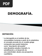 DEMOGRAFÍA