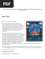 Blue Tara - Blue Dakini