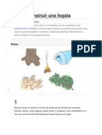 Cómo Construir Una Fogata