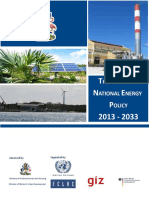 The Bahamas National Energy Policy 2013-2033