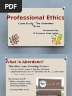 Ethics Presentation Aberdeen