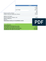 Financial Analysis For Solar PV System