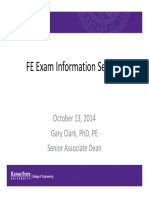 FE Exam Information Session