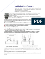 Masurarea Energiei Electrice. Contoare