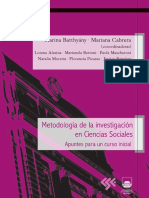 Metodología de La Investigación en Ciencias Sociales