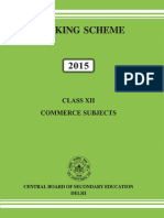 Commerce Book Marking Scheme-2015