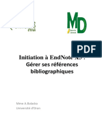 Formation Endnote Juin 2014