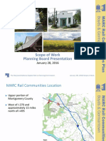 Scope of Work Planning Board Presentation: January 28, 2016