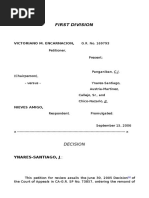 First Division: Victoriano M. Encarnacion, G.R. No. 169793 Petitioner