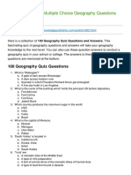 Geography Quiz - Multiple Choice Geography Questions &amp Answers