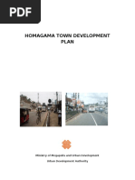 Homagama Town Development Plan