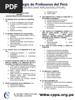 Banco de Preguntas para Evaluación 2016