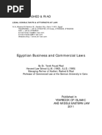 Business and Commercial Laws of Egypt