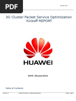 3G Cluster Packet Service Optimization Report