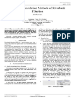 Analytical Calculation Methods of Riverbank Filtration