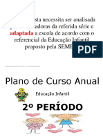 Plano Anual de Educação Infantil 2 Pperiodo