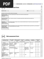 Iosh Risk Assessment