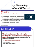 Delivery, Forwarding, and Routing of IP Packets