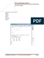 Mat-Lab Manual Part 2