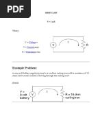 Calculation For Electrical