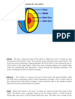 Layers of The Earth