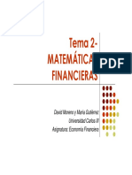 Tema 2 - Matematicas Financieras