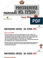 Ley de Procuraduría General Del Estado (LEY 064)