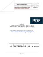 Procedimiento Recepción As Built de Galibos en Túneles