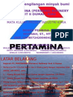 INDUSTRI Pengilangan Minyak Bumi