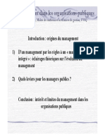 Management Des Organisations Publiques