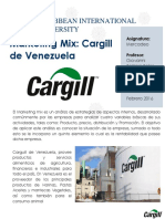 Marketing Mix - Carguill de Venezuela C.A