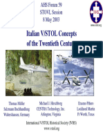 Italian VSTOL Concepts of The Twentieth Century