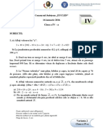 Mate - Info.ro.3685 Concursul Euclid 2016 - Subiecte Si Barem - Clasa A IV-A