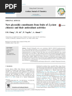 New Glycosidic Constituents From Fruits of Lycium Chinense and Their Antioxidant Activities