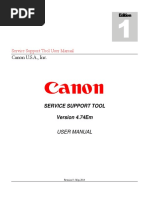 Service Support Tool V4.74em Rev.0 User Manual