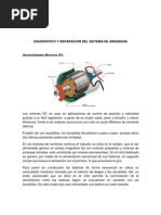 Diagnóstico y Reparacion Del Sistema de Arranque