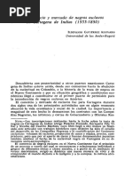 El Comercio y Mercado de Negros Esclavos en Cartagena de Indias