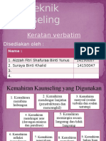 Kemahiran Asas Dan Teknik Kaunseling (Powerpoint-KATK)