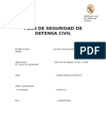 Plan de Seguridad de Defensa Civil