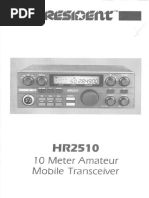 President HR-2510 User