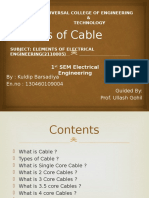 Types of Cable