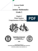 LESSON GUIDE - Gr. 3 Chapter I - Comprehension of Whole Numbers v1.0 PDF