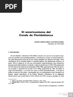 HERNÁNDEZ SANCHEZ-BARBA, Mario - El Americanismo Del Conde de Floridablanca