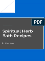 Spiritual Herb Bath Recipes - Mimi Love