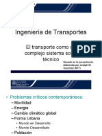 El Transporte Como Un Complejo Sistema Socio Tecnico