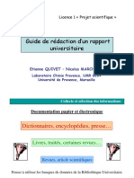 Redaction D'un Rapport Universitaire