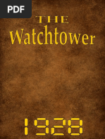 The Watch Tower - 1928 Issues