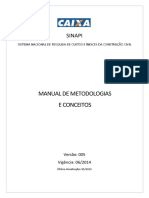 SINAPI Manual de Metodologias e Conceitos v005 PDF