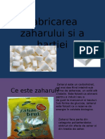 Fabricarea Zaharului Si A Hartiei