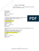 Kotler Chapter 11 MCQ